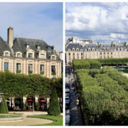 Hotel Cour des Vosges/Place des Vosges (view from hotel room) Paris